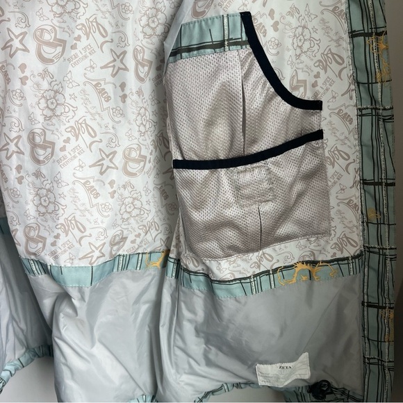 Women's e408 Ski & Snow Jacket in Blue with Yellow Flowers - Size M - Picture 9 of 16